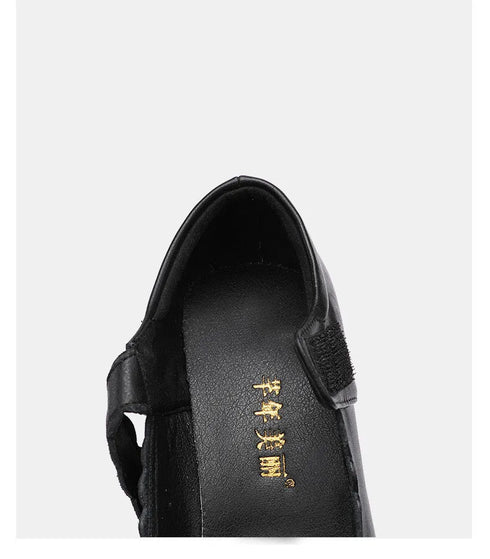 15cm Block High Heels Shoes Thick Platform Women Pumps
