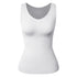 Women’s Slimming Cami Shaper with Built-in Bra for Tummy Control - Comfortable Casual Tank Top for Home, Yoga, and Everyday Wear