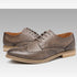 Elegant Men's Oxford Brogue Lace-Up Shoes for Business, Weddings, and Formal Occasions - Stylish Bullock Dress Footwear