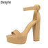 Elegant Women's Platform High Heel Sandals - Stylish Fashion Pumps for Weddings