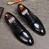 Mens Genuine Leather Oxford Dress Shoes for Formal Business and Wedding