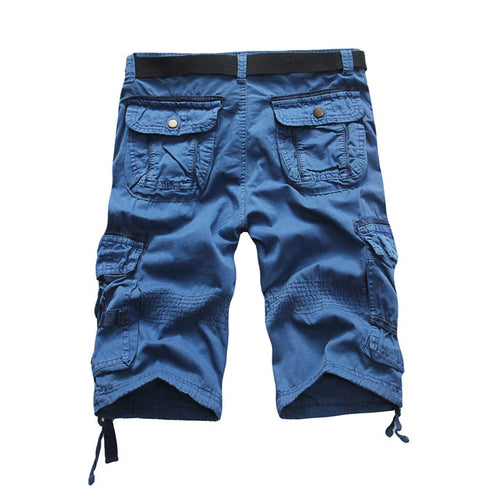 Summer Cargo Shorts Men Cool Camouflage Casual Pants Camo