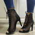 Sexy High Heels Hollow Mesh Sandals for Summer Fashion Comfort Peep Toe Stilettos Jazz Dance Female Shoes Plus Size
