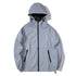 Reflective Windbreaker Jackets for Men - Waterproof Hooded Zipper Coats Perfect for Hip Hop Dancers and Casual Outfits