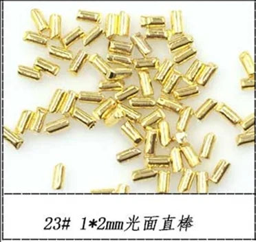 500pcs Metal Nail Art Decorations - Japan Korea Alloy Rivets, Studs, and DIY Accessories for Creative Designs