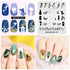 Nature-Inspired Nail Art Stamping Plate Set with Butterfly and Mountain Range Designs for DIY Manicure Enthusiasts