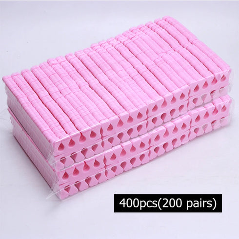 Ultimate Nail Art Foam Toe Separators for Manicure and Pedicure - Soft Sponge Finger Coating Tools in Bulk (100/200/400 Pieces)