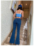 Flare Jeans Pants Women’s Vintage Denim y2k High Waist Trousers