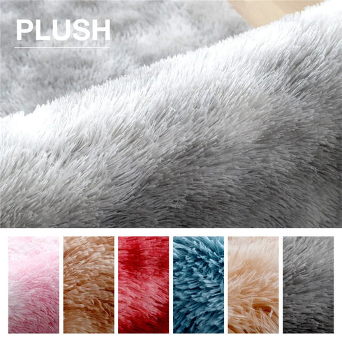 Large Plush Rugs for Modern Living Room Fluffy Carpet Kids Room Home Decor