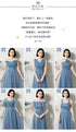 Bridesmaid Dress Elegant Ankle Length Tulle Ball Gown With Pleat Sash Built In Bra Prom Bridal Gown