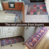 Anti-Slip Geometric Kitchen Mat Area Rugs for Living Room Bathroom and Hallway