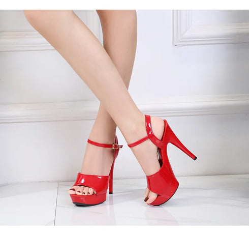 Womens High Heels Sandals 13cm Sexy Stripper Party Pumps