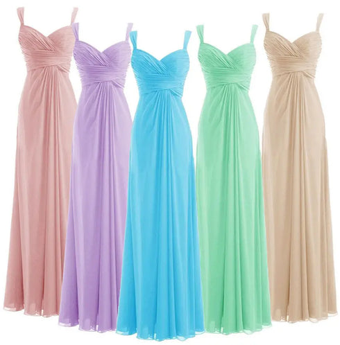 A Line Chiffon Sweetheart Bridesmaid Dress For Evening With Pleated Off Shoulder Silhouette And Lace Up Back