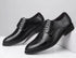 Elegant Handmade Italian Style Retro Leather Oxfords for Men - Perfect Formal Business and Party Footwear in Big Sizes