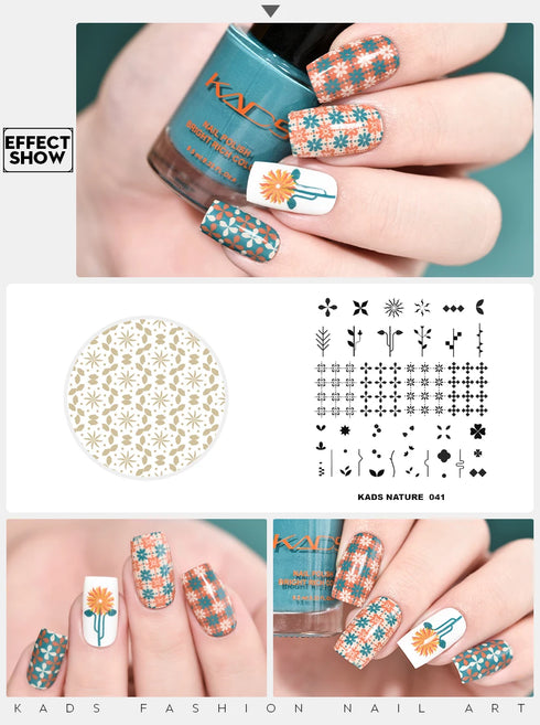 Nature-Inspired Nail Art Stamping Plate Set with Butterfly and Mountain Range Designs for DIY Manicure Enthusiasts