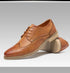 Elegant Men's Oxford Brogue Lace-Up Shoes for Business, Weddings, and Formal Occasions - Stylish Bullock Dress Footwear