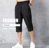 Men's Shorts Summer Breeches Thin Nylon 3/4 Length Trousers Quick Drying Beach Bermuda Board