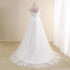 Amazing Wedding Dress Plus Size V Neck Cap Sleeve A Line Gown
