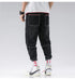 Comfortable Elastic Waist Harem Cargo Pants for Men - Stylish Streetwear Joggers Perfect for Casual Spring and Autumn Outfits