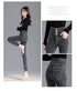 Warm High-Waist Fleece-Lined Skinny Jeans for Women - Perfect for Casual Fall Outfits and Stylish Pencil Pants Looks
