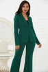 Elegant Women's Office Suit Set - Two-Piece Long Sleeve Pants Suit for Professional Winter Style, Perfect for Ages 18-35