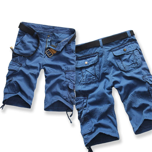 Summer Cargo Shorts Men Cool Camouflage Casual Pants Camo