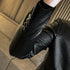 Stylish Slim Fit PU Leather Blazer Jackets for Men - Casual Business Suit Coats in 4XL Size for Autumn and Winter Wear