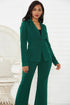 Elegant Women's Office Suit Set - Two-Piece Long Sleeve Pants Suit for Professional Winter Style, Perfect for Ages 18-35