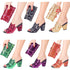 Shoe Bag Set Ladies Rhinestones Fashion Slippers High Heel Party