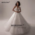 BEPEITHY Customized V Neck Sleeveless Wedding Dresses A Line Bridal Gown