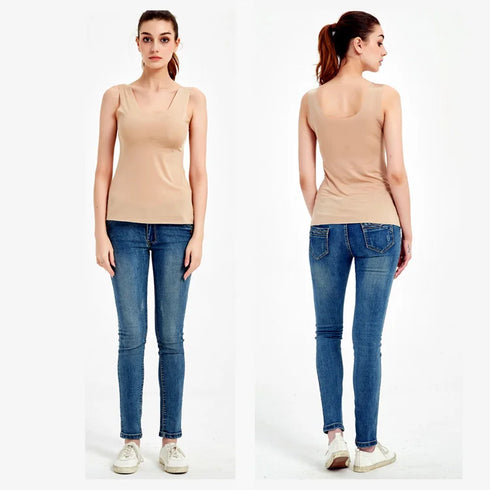 Plus Size 5XL Seamless Summer Camisole Tank Tops for Women - Comfortable Ice Silk Crop Tops in Solid Colors, Breathable Fashion Essentials