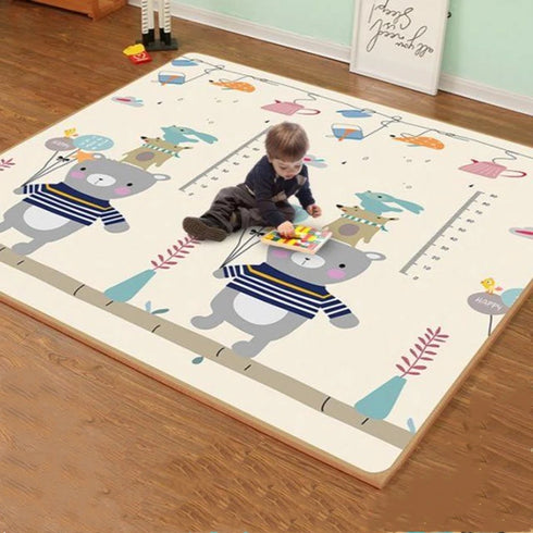 Baby Play Mat Waterproof Soft Floor Playmat Foldable Crawling Carpet Educational Activity Rug