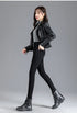 Warm High-Waist Fleece-Lined Skinny Jeans for Women - Perfect for Casual Fall Outfits and Stylish Pencil Pants Looks
