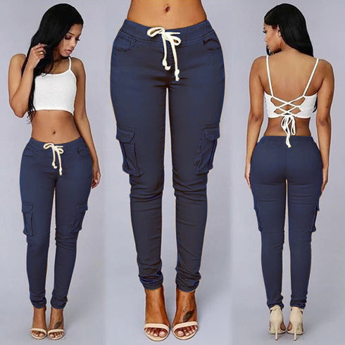 Elastic Sexy Skinny Pencil Jeans For Women Y2K Streetwear Denim Pants