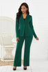 Elegant Women's Office Suit Set - Two-Piece Long Sleeve Pants Suit for Professional Winter Style, Perfect for Ages 18-35