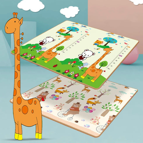 Baby Play Mat Waterproof Soft Floor Playmat Foldable Crawling Carpet Educational Activity Rug