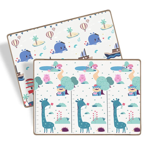 Baby Play Mat Waterproof Soft Floor Playmat Foldable Crawling Carpet Educational Activity Rug
