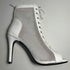 Sexy High Heels Hollow Mesh Sandals for Summer Fashion Comfort Peep Toe Stilettos Jazz Dance Female Shoes Plus Size