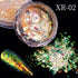 Sparkly Chameleon Nail Glitter Flakes - Irregular Gradient Sequins Powder for Gel Polish Nail Manicure Decoration and DIY Charms