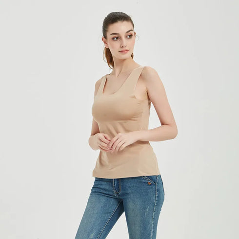 Plus Size 5XL Seamless Summer Camisole Tank Tops for Women - Comfortable Ice Silk Crop Tops in Solid Colors, Breathable Fashion Essentials