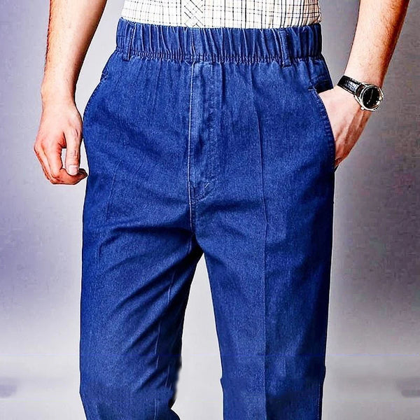Durable Outdoor Work Wear Straight Jeans Trousers Men Denim Pants