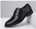 Elegant Handmade Italian Style Retro Leather Oxfords for Men - Perfect Formal Business and Party Footwear in Big Sizes