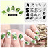 Nature-Inspired Nail Art Stamping Plate Set with Butterfly and Mountain Range Designs for DIY Manicure Enthusiasts