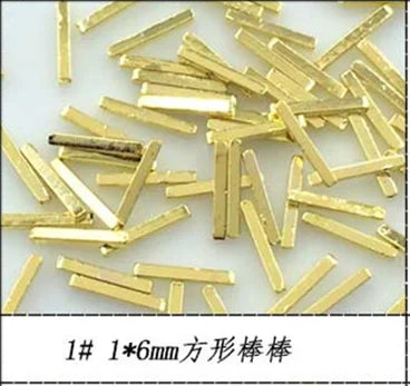 500pcs Metal Nail Art Decorations - Japan Korea Alloy Rivets, Studs, and DIY Accessories for Creative Designs