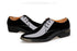 Men's Pointed Toe Patent Leather Dress Shoes - Elegant Lace-Up Styles for Weddings and Business Events