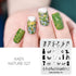 Nature-Inspired Nail Art Stamping Plate Set with Butterfly and Mountain Range Designs for DIY Manicure Enthusiasts