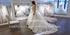 Alonlivn Custom Made Luxury Appliques Lace Ball Gown Wedding Dresses Chapel Train V-Neck Bridal Gowns