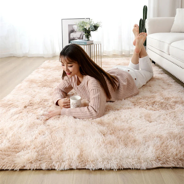 Large Plush Rugs for Modern Living Room Fluffy Carpet Kids Room Home Decor