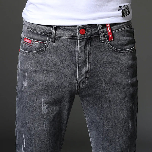 Fashion Stretch Casual Men Jeans Skinny Denim Trouser Pants
