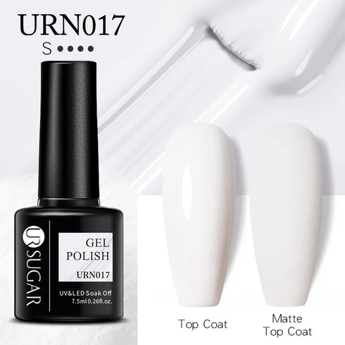Nail Gel Polish - 7.5ml Semi-permanent Glitter Varnish for Winter Manicure, Eco-friendly and SGS Certified for Lasting Style